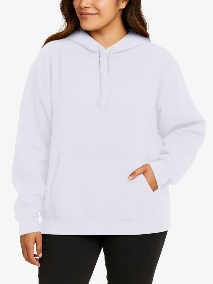 Sweat à capuche premium pour femme - Pull confortable en polyester, coupe sportive, doublure chaude et douce, poche kangourou 4