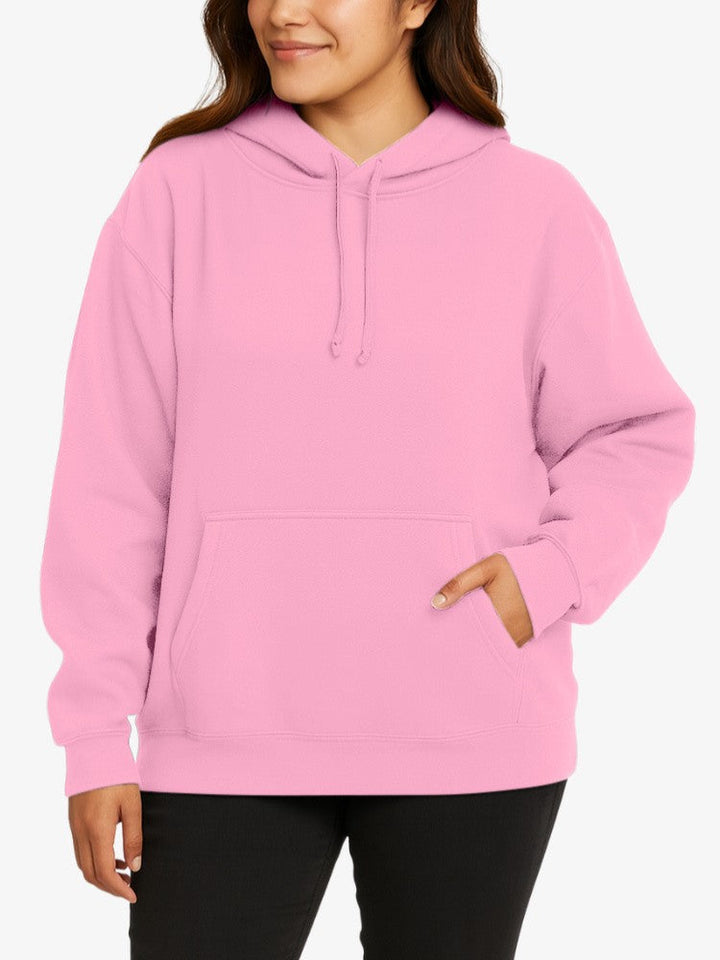 Sweat à capuche premium pour femme - Pull confortable en polyester, coupe sportive, doublure chaude et douce, poche kangourou 5