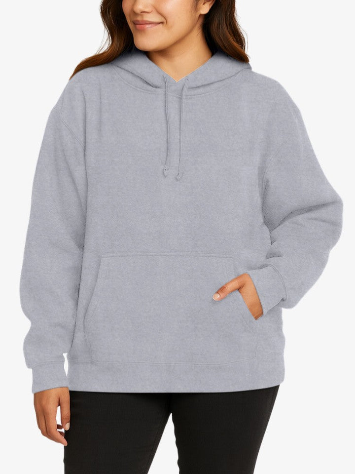 Sweat à capuche premium pour femme - Pull confortable en polyester, coupe sportive, doublure chaude et douce, poche kangourou 7