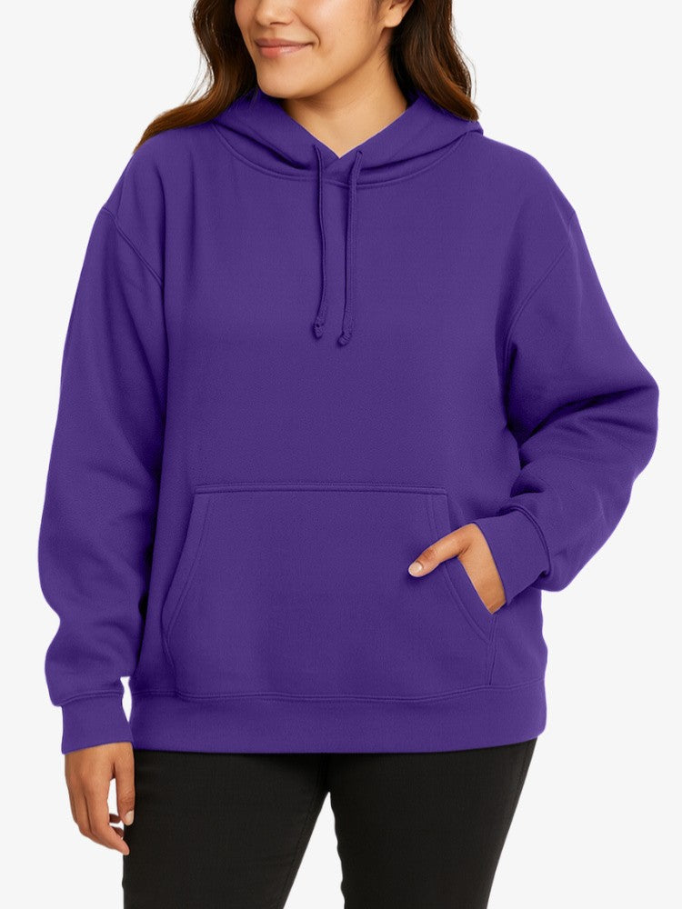 Sweat à capuche premium pour femme - Pull confortable en polyester, coupe sportive, doublure chaude et douce, poche kangourou 8