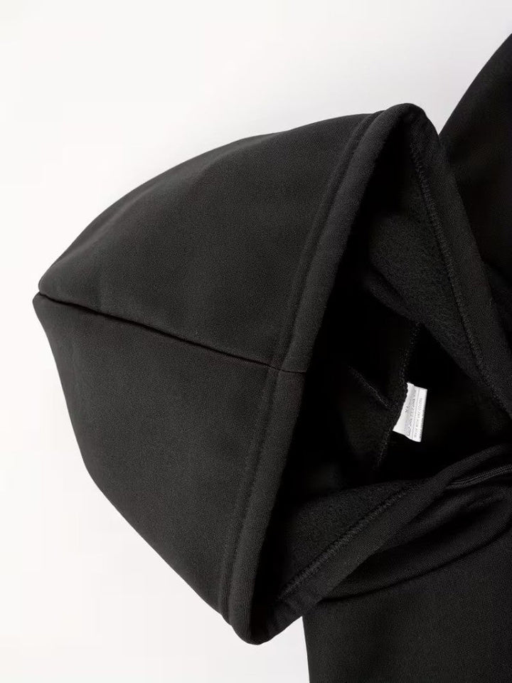 Sweat à capuche premium pour homme - Pull confortable avec poche kangourou, en polyester chaud, style sportif et décontracté 1