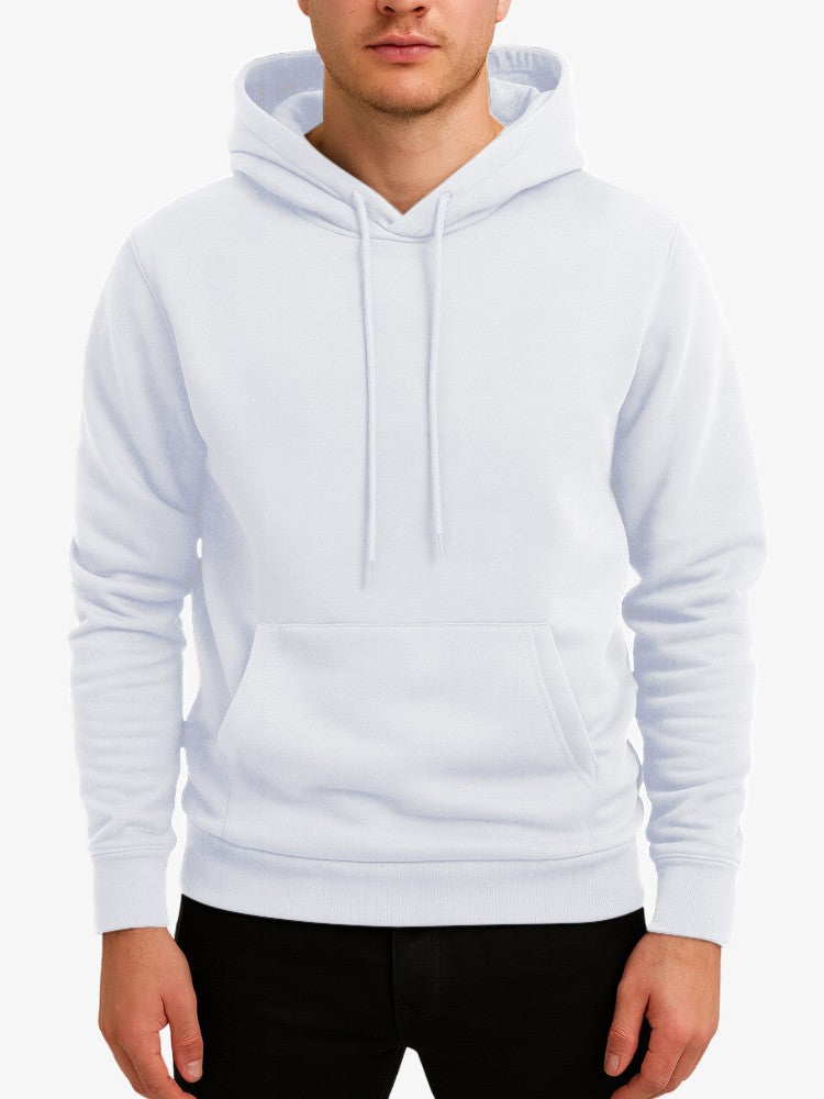 Sweat à capuche premium pour homme - Pull confortable avec poche kangourou, en polyester chaud, style sportif et décontracté 7