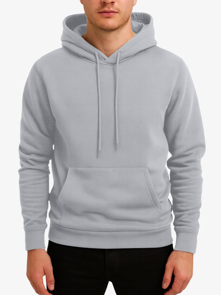 Sweat à capuche premium pour homme - Pull confortable avec poche kangourou, en polyester chaud, style sportif et décontracté 8