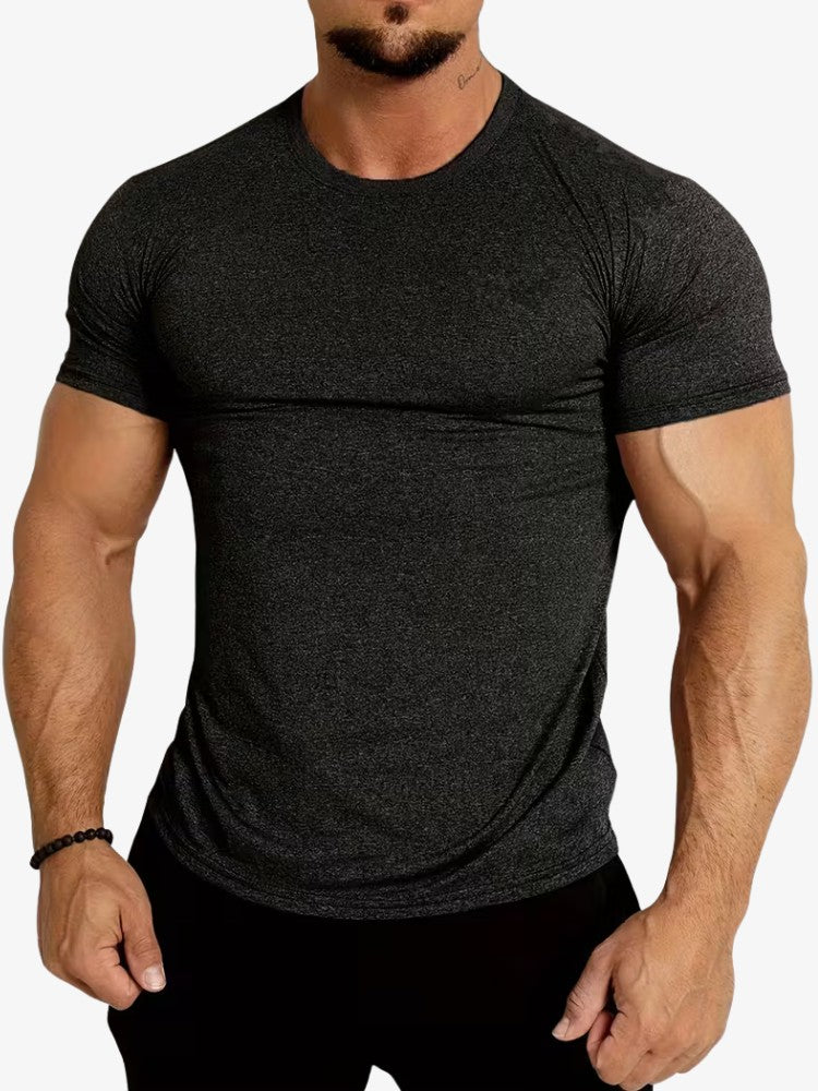 T-shirt de sport Muscle Fit pour homme – Respirant et confortable 0