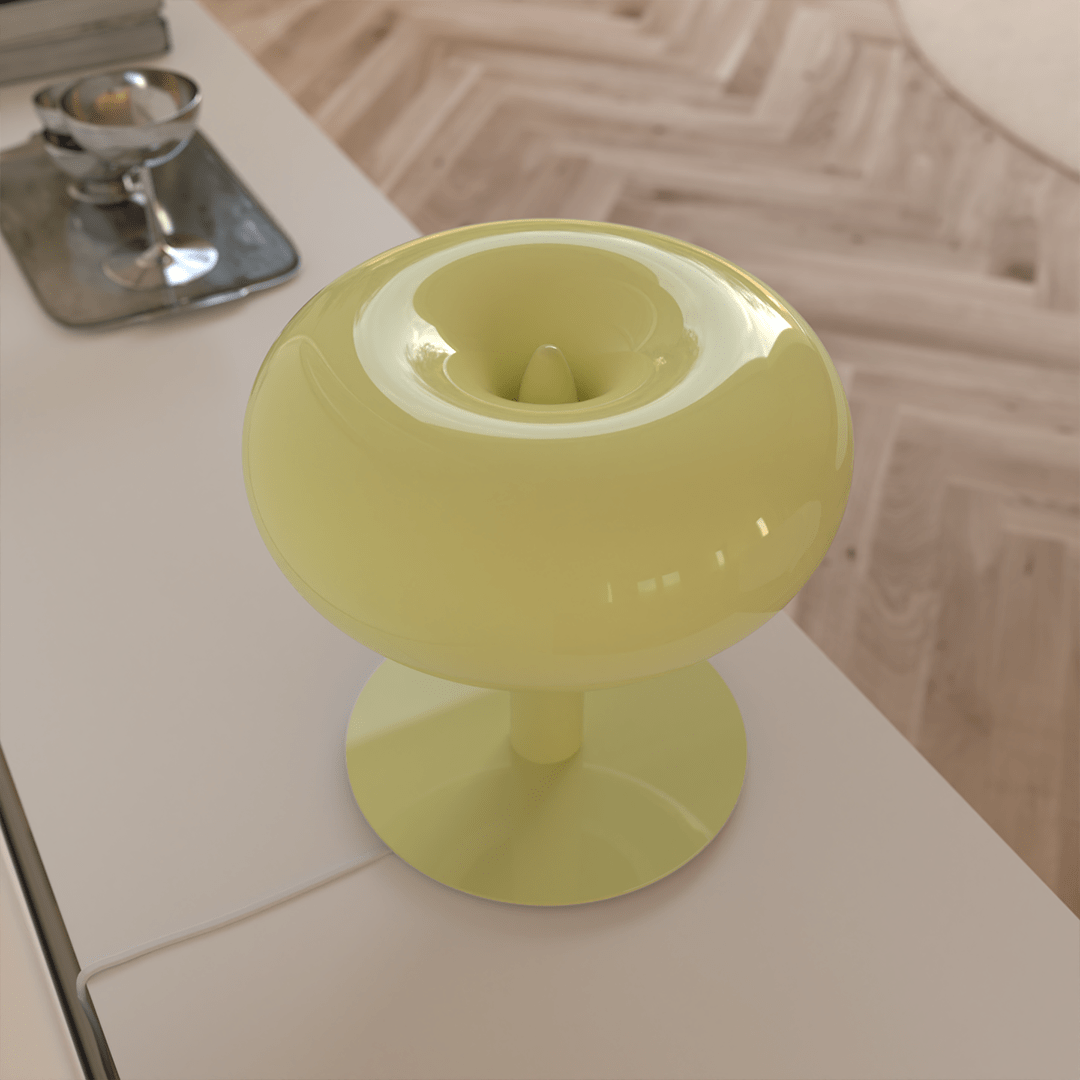 Stolní Lampa LED Retro Kov Sklo Dotyková Stmívatelná