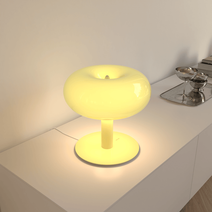 Stolní Lampa LED Retro Kov Sklo Dotyková Stmívatelná