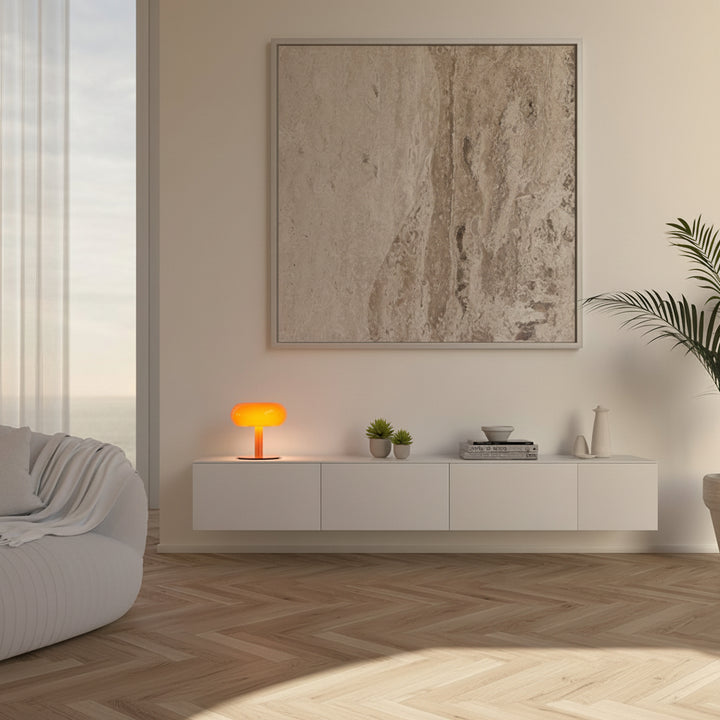 Stolní Lampa LED Retro Kov Sklo Dotyková Stmívatelná