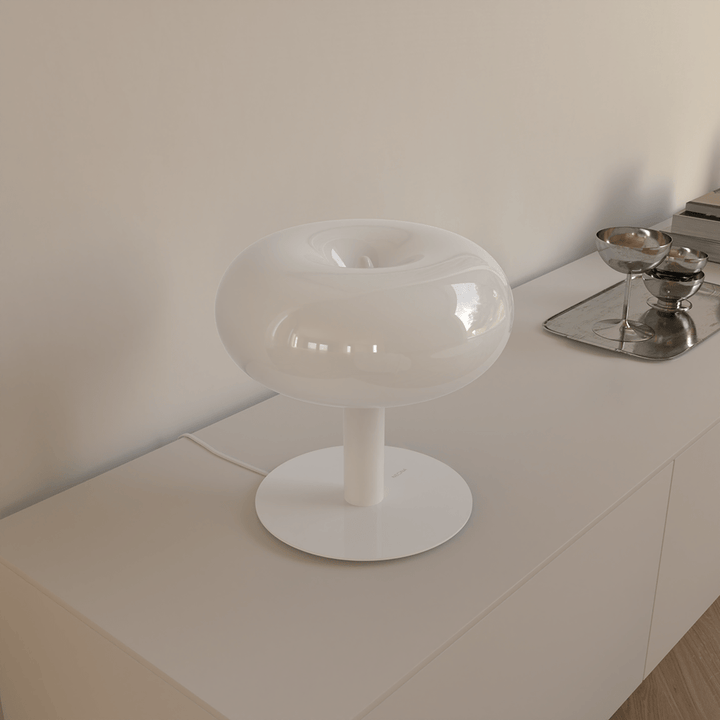 Stolní Lampa LED Retro Kov Sklo Dotyková Stmívatelná