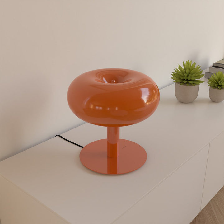 Stolní Lampa LED Retro Kov Sklo Dotyková Stmívatelná