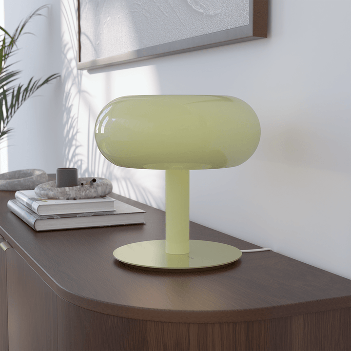 Stolní Lampa LED Retro Kov Sklo Dotyková Stmívatelná