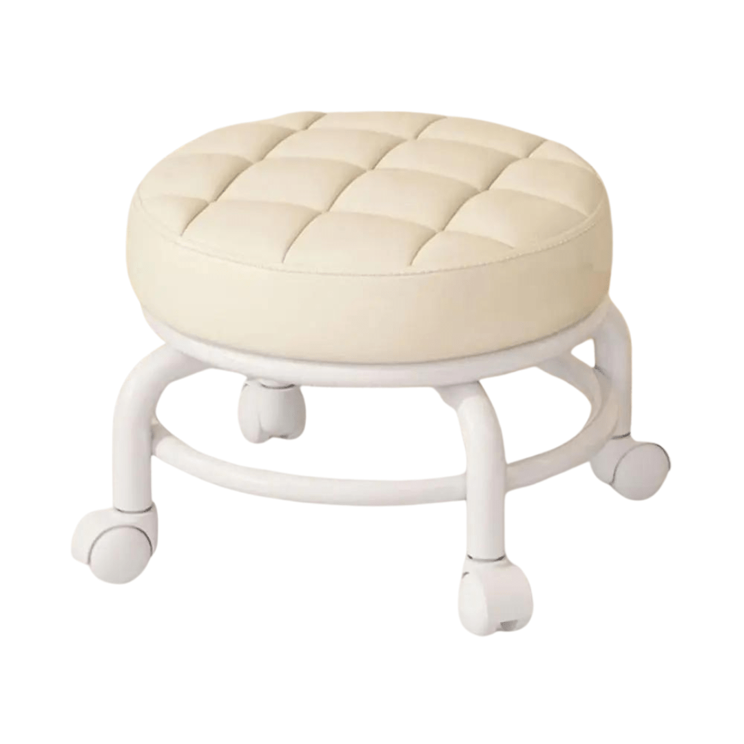 Tabouret Roulant Ergonomique Réglable avec Siège Rotatif à 360° - Flexibilité et Confort 0