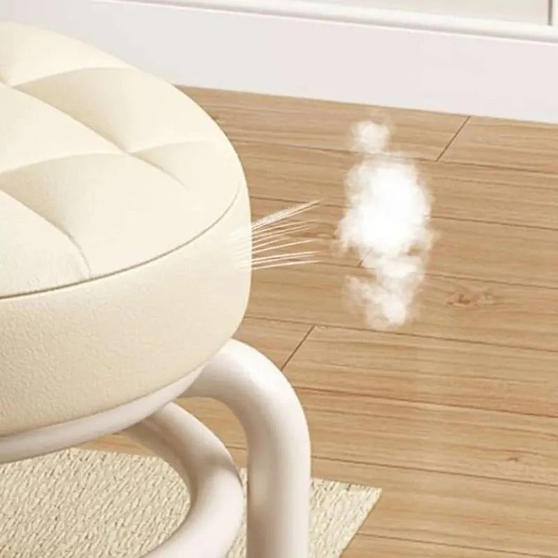 Tabouret Roulant Ergonomique Réglable avec Siège Rotatif à 360° - Flexibilité et Confort 4