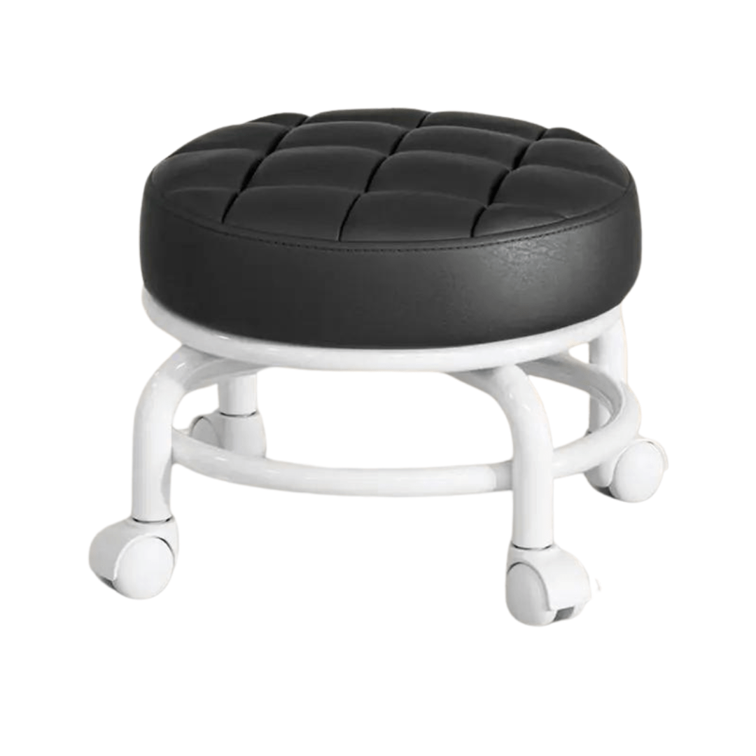 Tabouret Roulant Ergonomique Réglable avec Siège Rotatif à 360° - Flexibilité et Confort 7