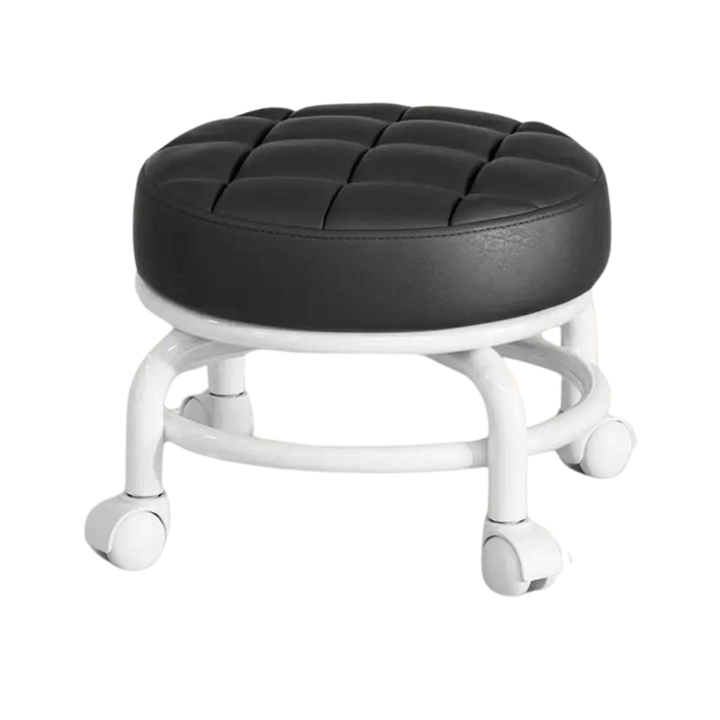 Tabouret Roulant Ergonomique Réglable avec Siège Rotatif à 360° - Flexibilité et Confort 7