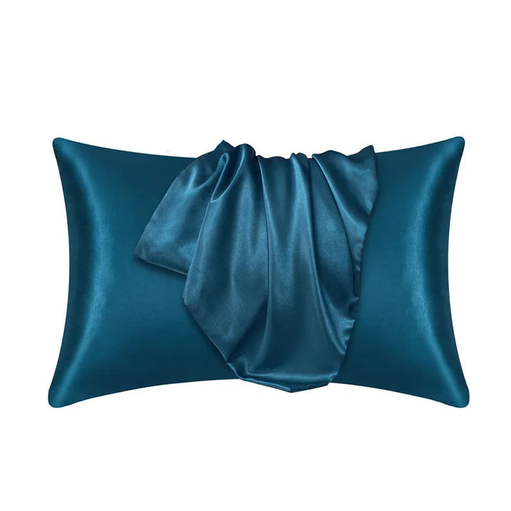 Taie d'Oreiller en Soie 100% Mûrier Hypoallergénique et Respirante - Luxe pour Peau et Cheveux 50x75 cm, Plusieurs Couleurs 4