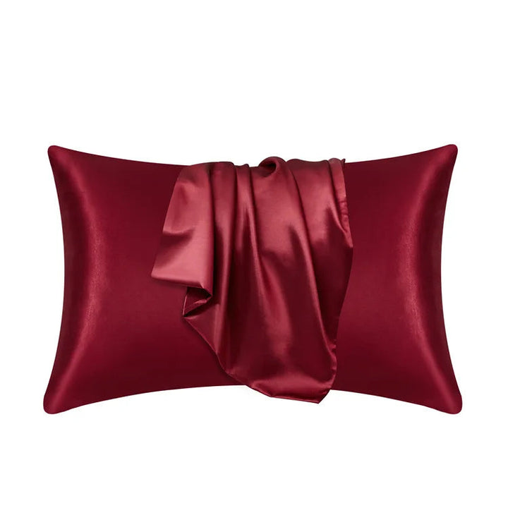 Taie d'Oreiller en Soie 100% Mûrier Hypoallergénique et Respirante - Luxe pour Peau et Cheveux 50x75 cm, Plusieurs Couleurs 5