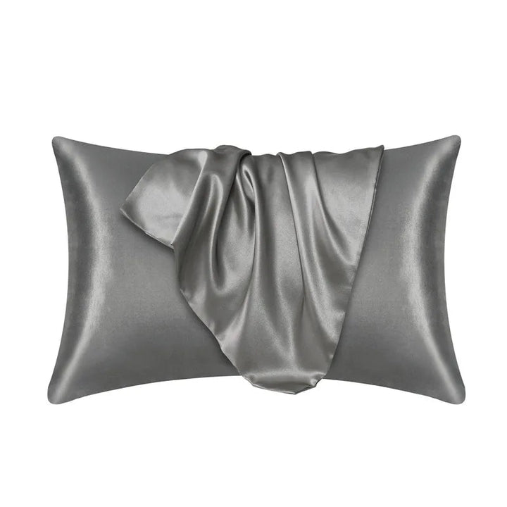 Taie d'Oreiller en Soie 100% Mûrier Hypoallergénique et Respirante - Luxe pour Peau et Cheveux 50x75 cm, Plusieurs Couleurs 9