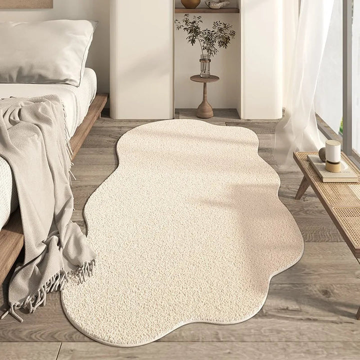 Tapis Doux Antidérapant pour Salon et Chambre – Tapis Moelleux en Polyester, Confort Optimal et Entretien Facile 0