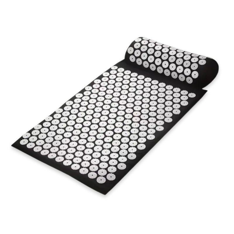 Tapis d'acupression avec oreiller ergonomique – Réduit le stress et améliore la qualité du sommeil, 63 x 40 cm 0