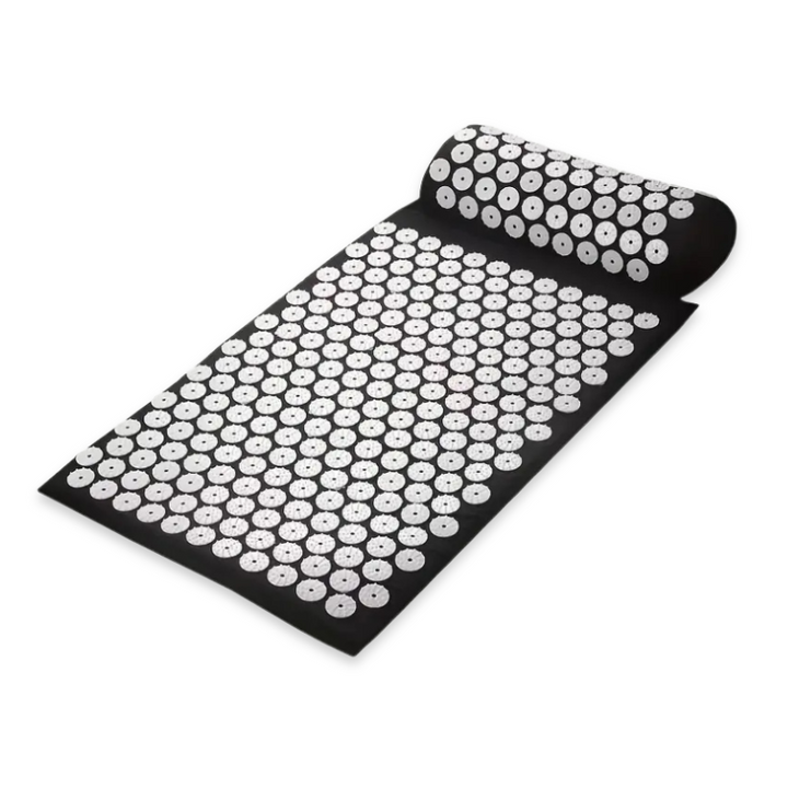 Tapis d'acupression avec oreiller ergonomique – Réduit le stress et améliore la qualité du sommeil, 63 x 40 cm 0
