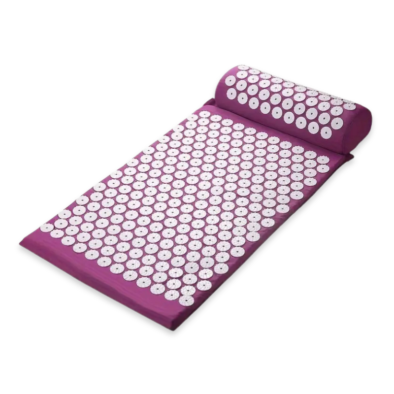 Tapis d'acupression avec oreiller ergonomique – Réduit le stress et améliore la qualité du sommeil, 63 x 40 cm 1