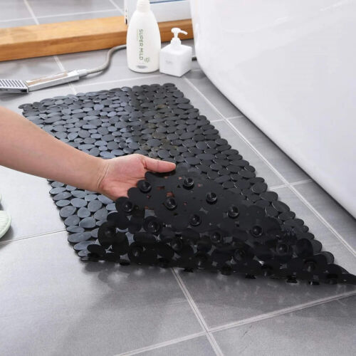 Tapis de Bain Antidérapant 70x36 cm – Tapis Salle de Bain Douche Sécurisé en PVC avec Surface Texturée 1