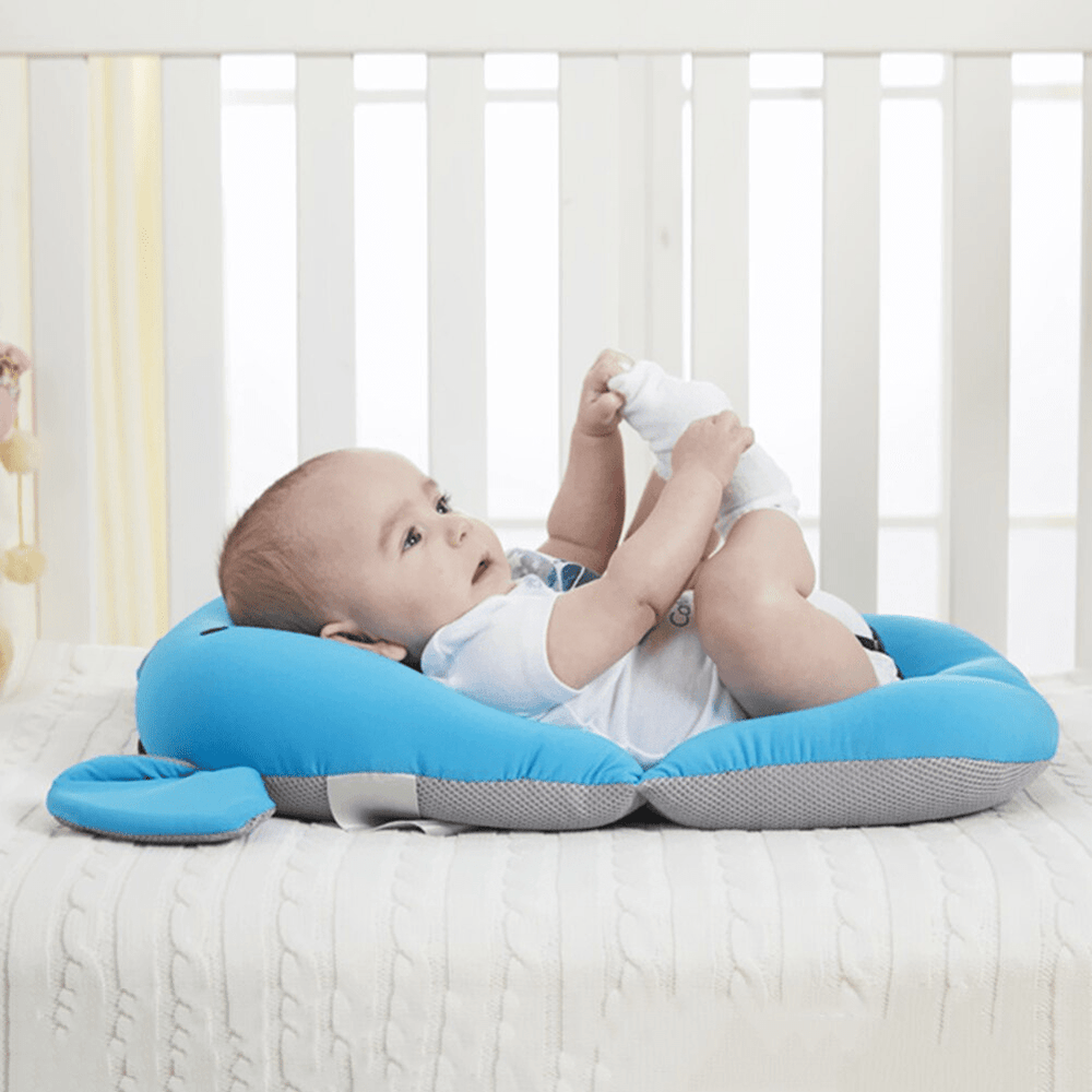 Tapis de Bain Antidérapant Ergonomique pour Bébé en Tissu Lycra – Confort et Sécurité, 55 x 35 cm 1