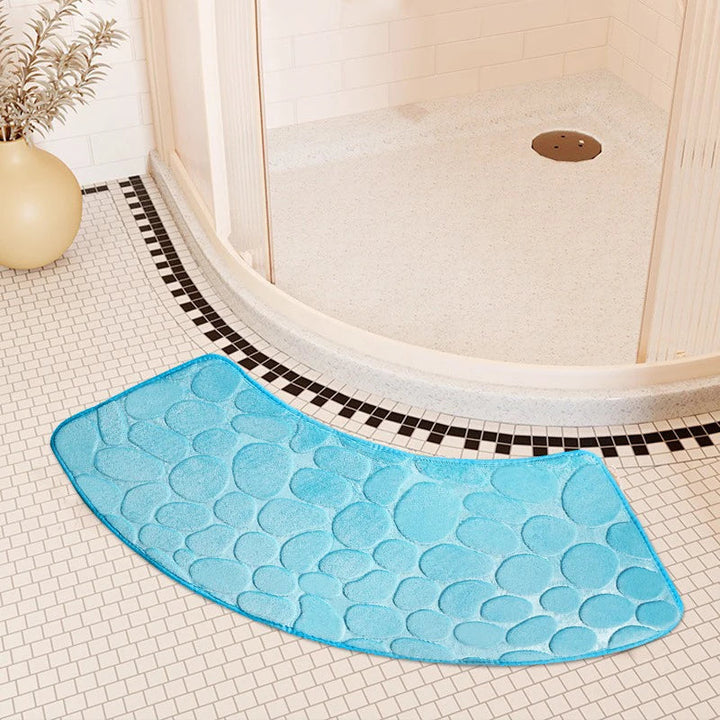 Tapis de Bain Antidérapant Incurvé – Design Élégant et Confort Optimal pour Salle de Bain 6