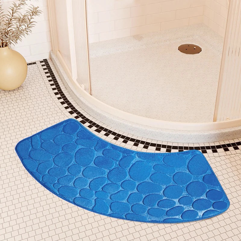 Tapis de Bain Antidérapant Incurvé – Design Élégant et Confort Optimal pour Salle de Bain 8