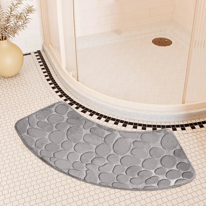 Tapis de Bain Antidérapant Incurvé – Design Élégant et Confort Optimal pour Salle de Bain 9