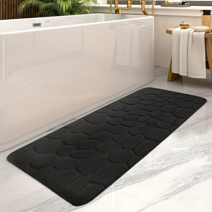 Tapis de Bain Antidérapant Lavable 50x120 cm – Doux et Élégant pour Salle de Bain 2