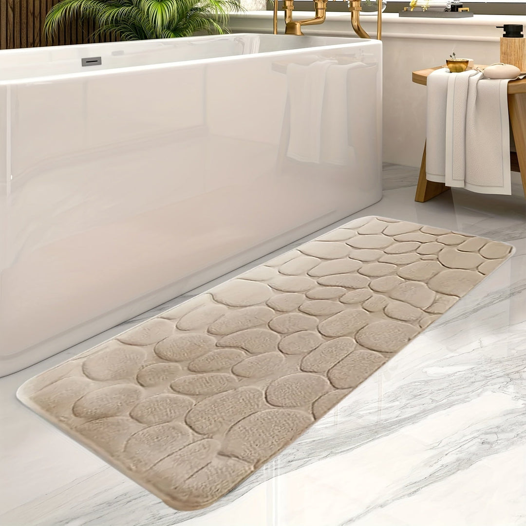 Tapis de Bain Antidérapant Lavable 50x120 cm – Doux et Élégant pour Salle de Bain 3