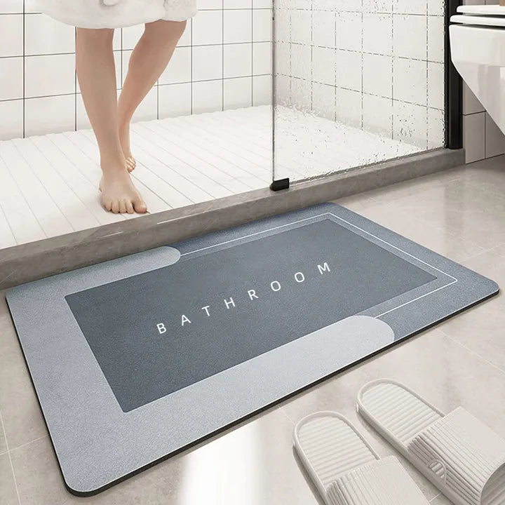 Tapis de Bain Antidérapant Super Absorbant – Design Moderne pour Salle de Bain et Cuisine 2