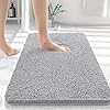 Tapis de Bain Antidérapant Ultra Doux en Polyester - Design Rectangulaire, Confort Optimal et Absorption Supérieure 40x60cm à 60x90cm 0