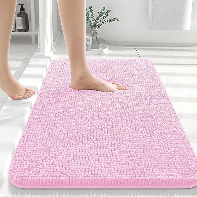 Tapis de Bain Antidérapant Ultra Doux en Polyester - Design Rectangulaire, Confort Optimal et Absorption Supérieure 40x60cm à 60x90cm 5