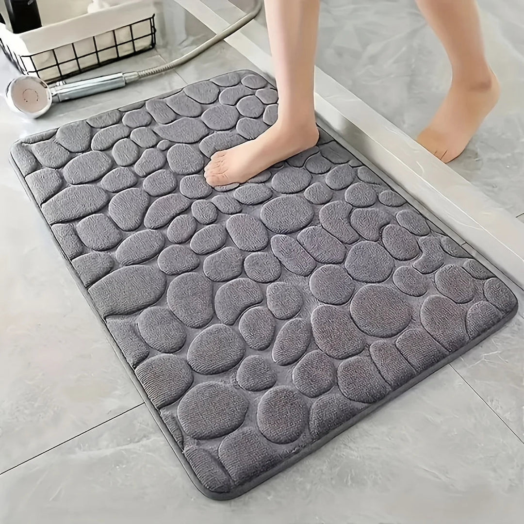 Tapis de Bain Antidérapant Ultra Doux en Velours Corail – Lavable en Machine, Disponible en Plusieurs Tailles 0