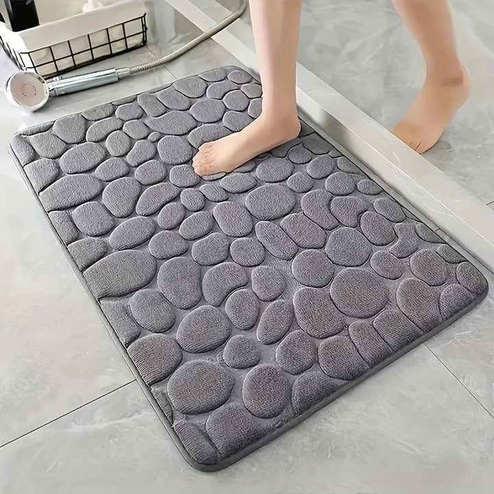 Tapis de Bain Antidérapant Ultra Doux en Velours Corail – Lavable en Machine, Disponible en Plusieurs Tailles 0