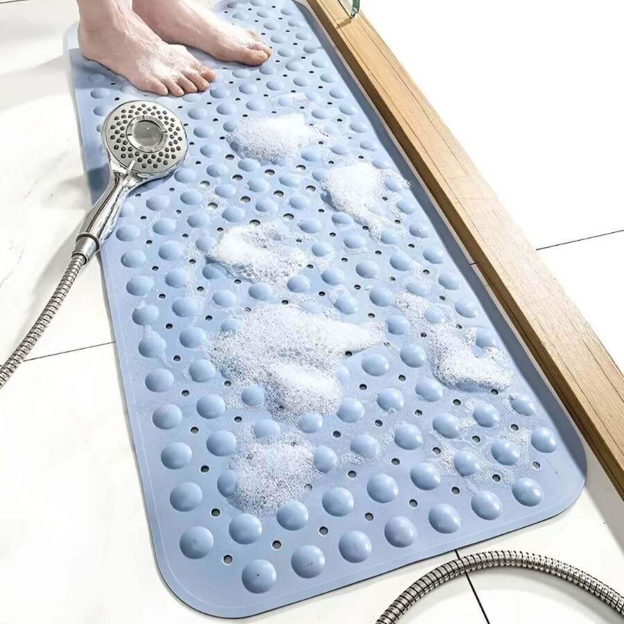 Tapis de Bain Antidérapant avec Ventouses – Tapis Salle de Bain Doux et Sécurisé 70 x 40 cm – Confort et Adhérence Optimale 1