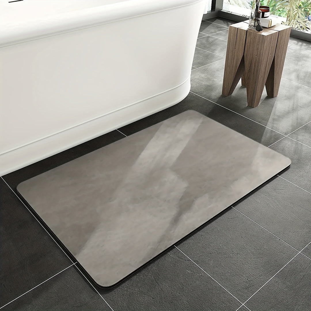 Tapis de Bain Antidérapant en Diatomite – Séchage Rapide et Design Moderne pour Salle de Bain et Douche 40x60 cm 0