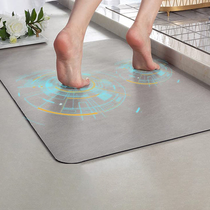 Tapis de Bain Antidérapant en Diatomite – Séchage Rapide et Design Moderne pour Salle de Bain et Douche 40x60 cm 1