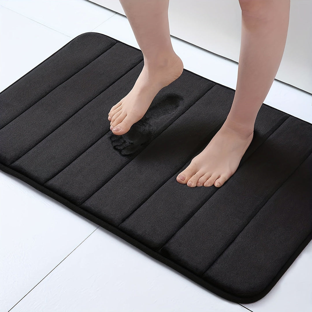 Tapis de Bain Antidérapant en Microfibre à Séchage Rapide – Tapis Salle de Bain Super Absorbant 50x80 cm 0