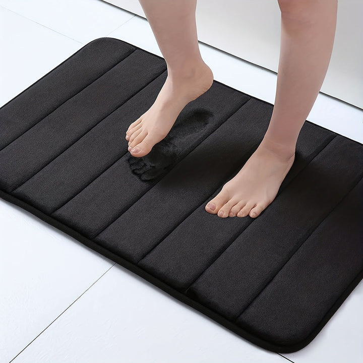 Tapis de Bain Antidérapant en Microfibre à Séchage Rapide – Tapis Salle de Bain Super Absorbant 50x80 cm 0