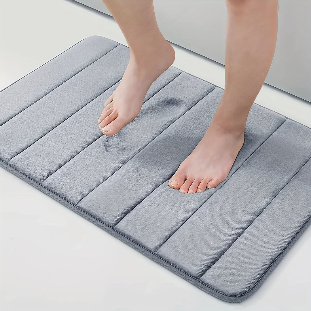 Tapis de Bain Antidérapant en Microfibre à Séchage Rapide – Tapis Salle de Bain Super Absorbant 50x80 cm 1
