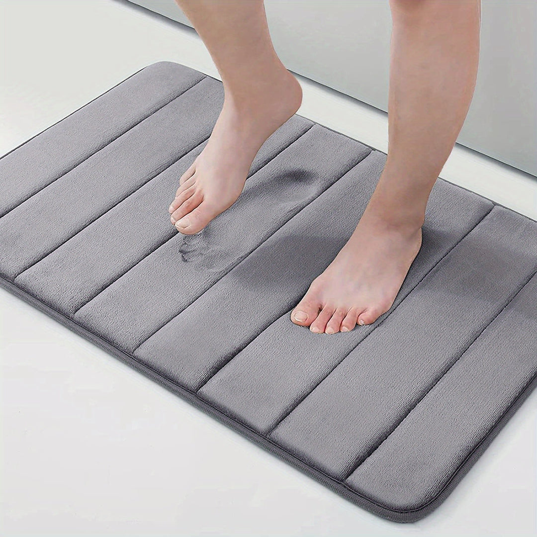 Tapis de Bain Antidérapant en Microfibre à Séchage Rapide – Tapis Salle de Bain Super Absorbant 50x80 cm 2