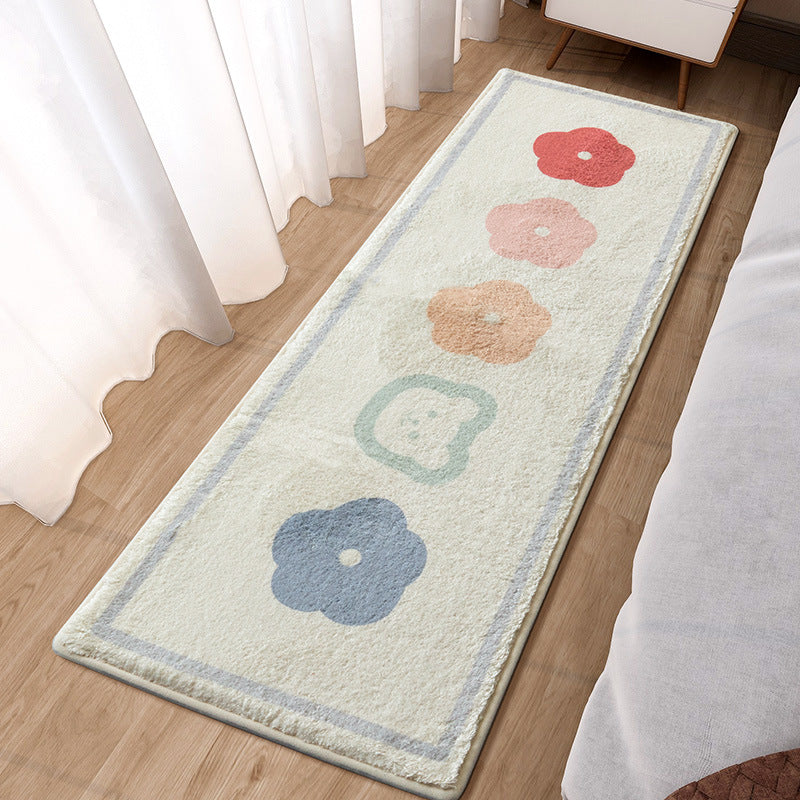 Tapis de Chambre Botanique Doux 40 x 120 cm – Design Élégant et Durable pour un Confort Optimal 0