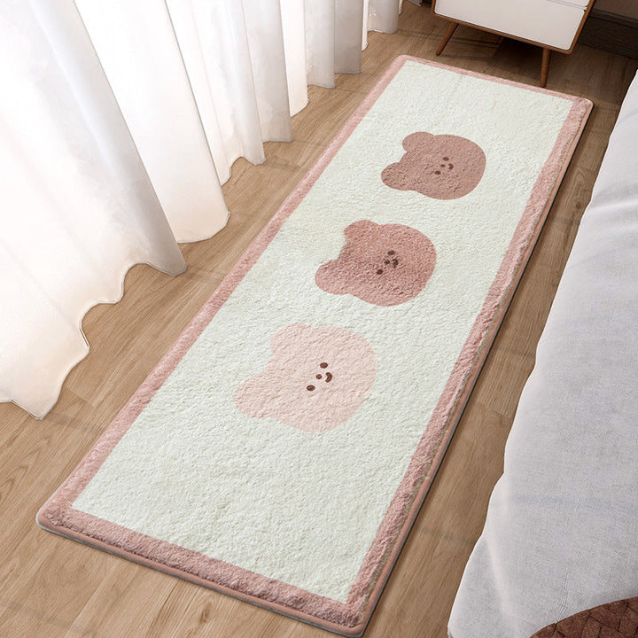Tapis de Chambre Botanique Doux 40 x 120 cm – Design Élégant et Durable pour un Confort Optimal 5