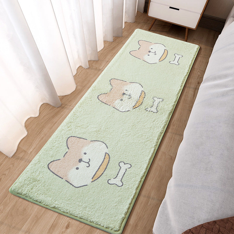 Tapis de Chambre Botanique Doux 40 x 120 cm – Design Élégant et Durable pour un Confort Optimal 6