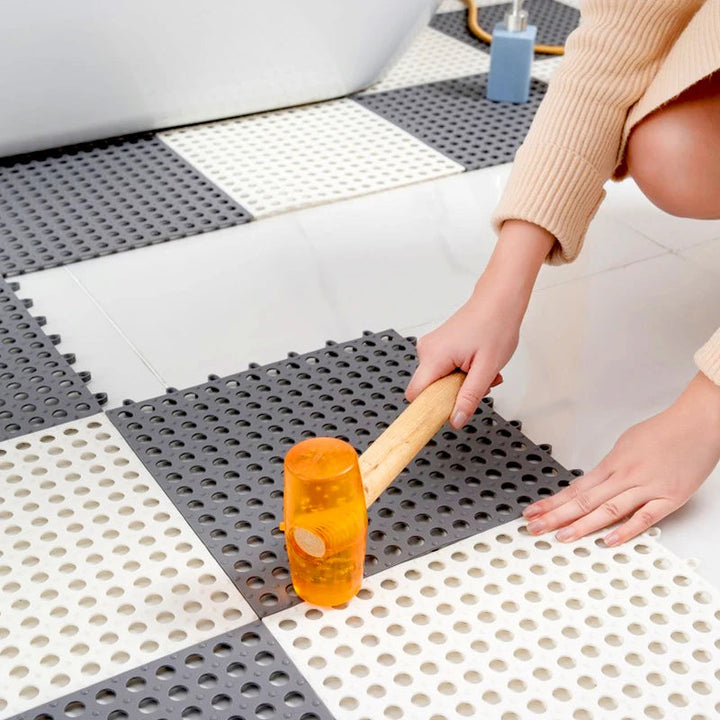 Tapis de Douche Antidérapant Étanche 30 cm x 30 cm – Tapis Salle de Bain Sécurisé et Facile à Entretenir 3