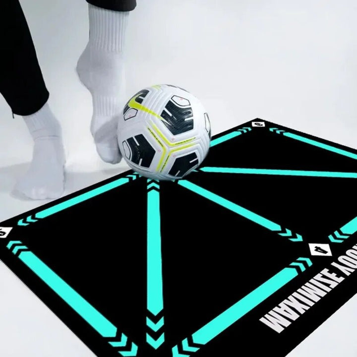 Tapis de Football d'Entraînement Antidérapant 90 cm x 90 cm pour Contrôle de Ballon et Techniques de Jeu 0