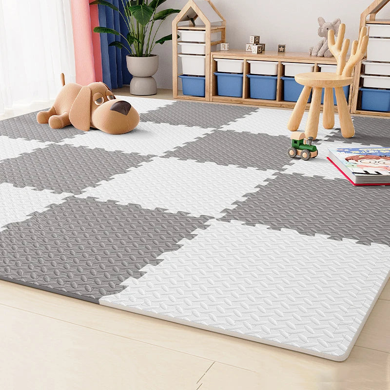 Tapis de Jeu Puzzle Mousse Amortissant pour Enfants – Couleurs Vives et Design Stimulant 120x90 cm 12